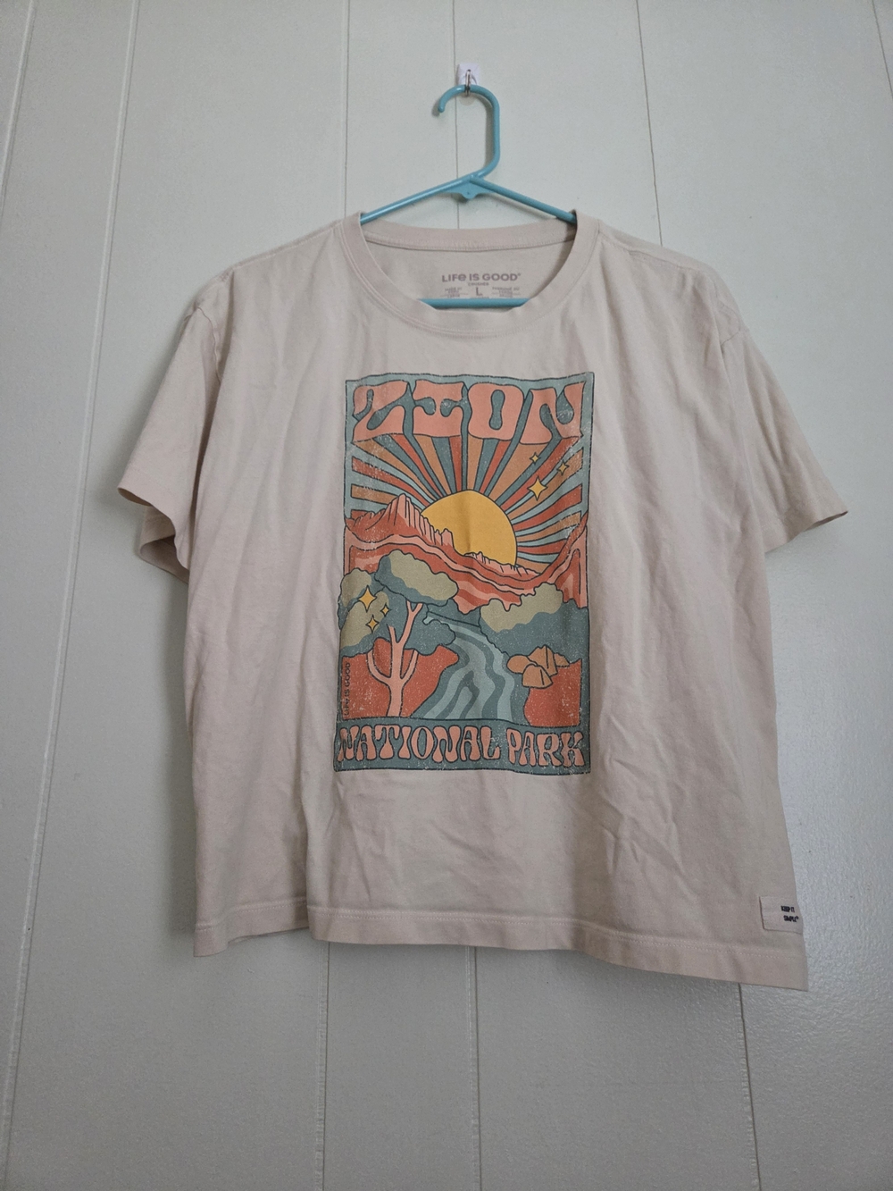 Life is Good Zion National Park Graphic Crusher Tee